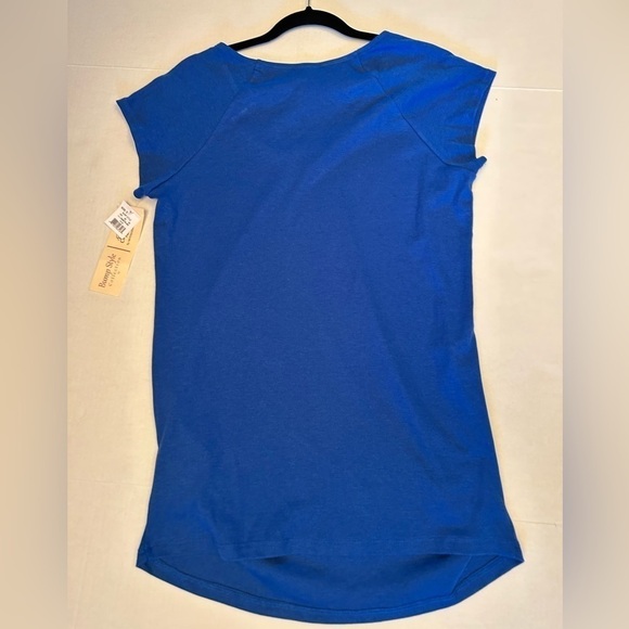 Oh Baby by Motherhood blue maternity top NWT in size XL. E17 - Picture 2 of 7